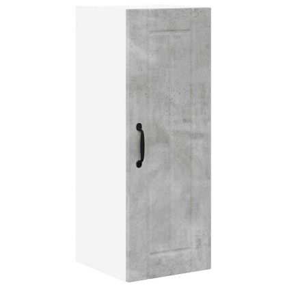 Кухненски шкаф 2 pcs Циментено сиво 30 x 31 x 80 см