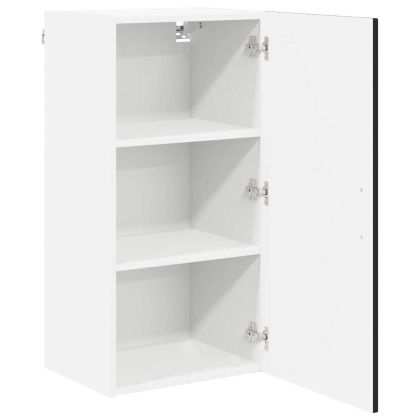 Кухненски шкаф Черно 40 x 31 x 80 см Инженерно дърво