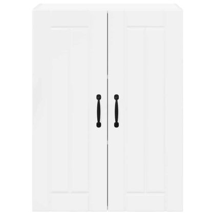 Кухненски шкаф Лъскаво бяло 60 x 31 x 80 см Инженерно дърво