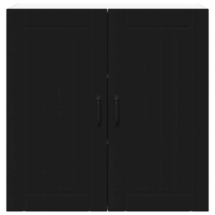 Кухненски шкаф Черно 80 x 31 x 80 см Инженерно дърво