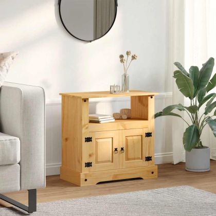 ТВ шкаф, мексикански бор, стил Корона, 80x43x78 cм