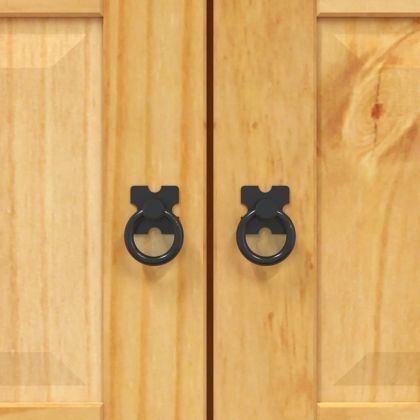 ТВ шкаф, мексикански бор, стил Корона, 80x43x78 cм