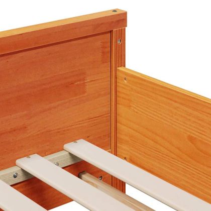 Рамка за легло Восъчнокафяв 80 x 200 cm Борово дърво масив