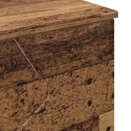 Комплект мебели за баня с чекмедже с рафт 3 pcs Старо дърво