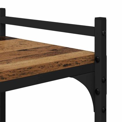 Библиотека Старо дърво 76 x 32 x 192 см Инженерно дърво