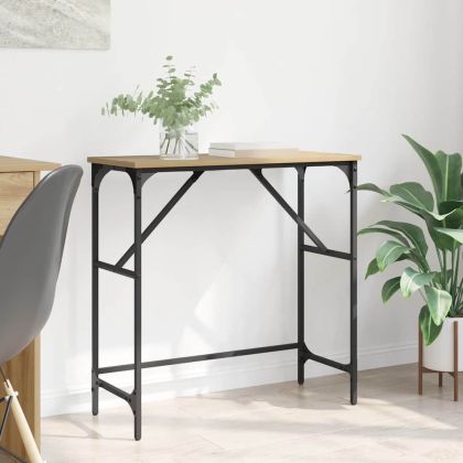 Конзолна маса Дъб 75 x 32 x 75 см Инженерно дърво