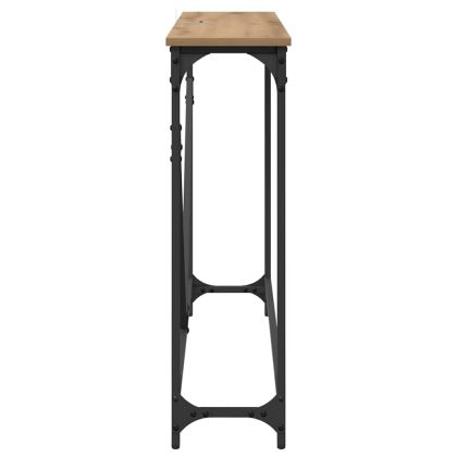 Конзолна маса Дъб 102 x 23 x 75 см Инженерно дърво