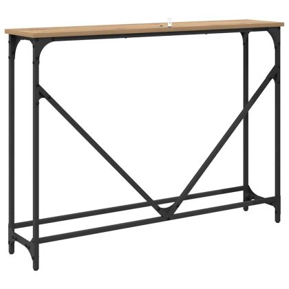 Конзолна маса Дъб 102 x 23 x 75 см Инженерно дърво