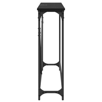 Конзолна маса Черния дъб 102 x 23 x 75 см Инженерно дърво
