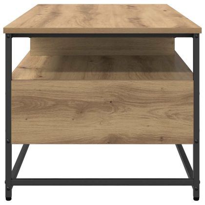 Масичка за кафе с чекмедже Дъб 100 x 51 x 45 cm Инженерно дърво