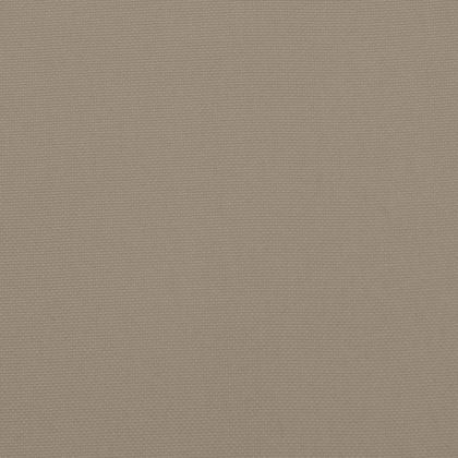 Възглавница за градинска пейка таупе 120x(50+50)x7 см оксфорд