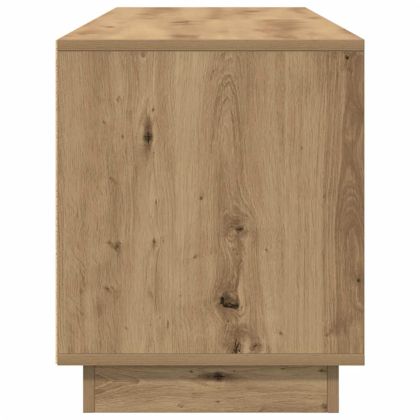 ТВ шкаф с LED светлини Artisan дъб 160,5x41x50 см