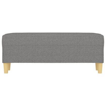 Пейка, тъмносива, 100x35x41 см, плат