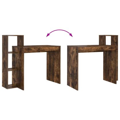 Бюро с рафт Димян дъб 100 x 40 x 90 cm Инженерно дърво