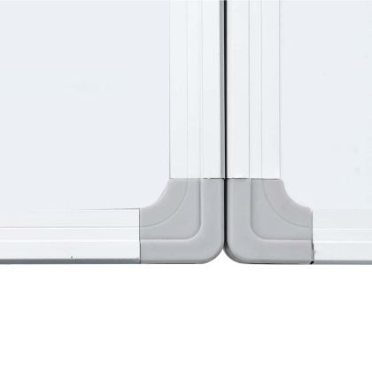 Магнитна бяла дъска, сгъваема, 150x100x1,7 см, алуминий