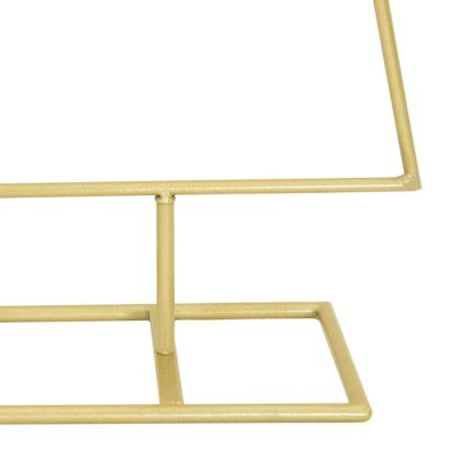 Метално коледно дърво Златист 90 cm Прахово покритие стомана