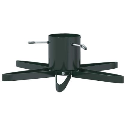 Статив за коледно дърво 1.73 Зелен 49 x 49 x 15,5 см Стомана