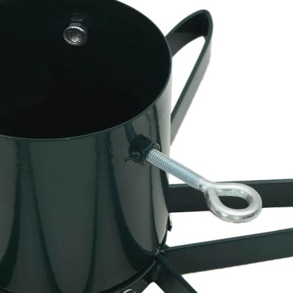 Статив за коледно дърво 1.73 Зелен 49 x 49 x 15,5 см Стомана