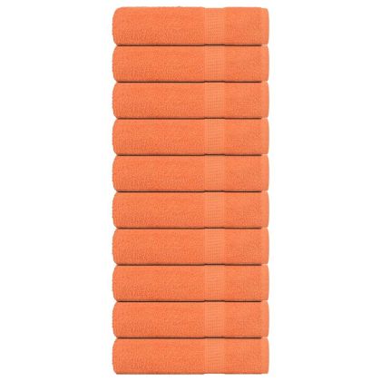 Кърпи за душ 10 бр FROGN оранжеви 70x140 см 100% памук