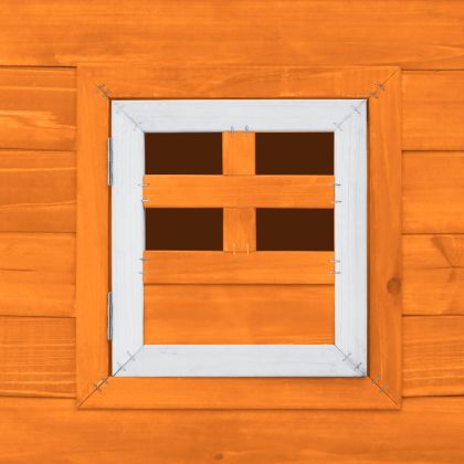 Кокошарник за открито с 1 отделение за яйца, дървен