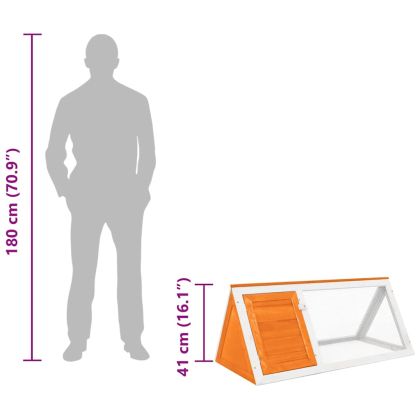 Дървена клетка за зайци и други малки животни