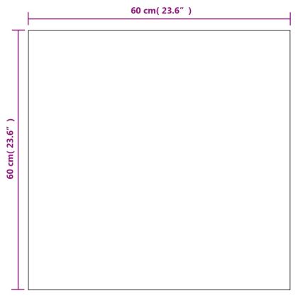 Стенни огледала, 2 бр, 60x60 см, квадратни, стъкло