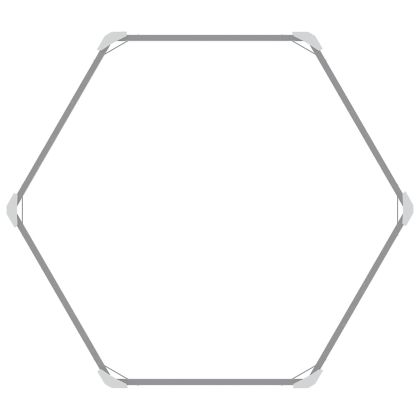 Повдигната градинска леха 129х45 см поцинкована стомана сребро