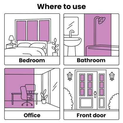 Фолиа за прозорци матирано бяло PVC