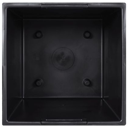 Саксия с подвижна вложка кафява 21/32 л PP ратан