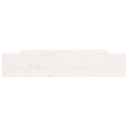 Чекмеджета за легло, 2 бр, бели, бор масив