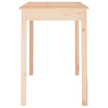 Трапезна маса, 110x55x75 см, борово дърво масив