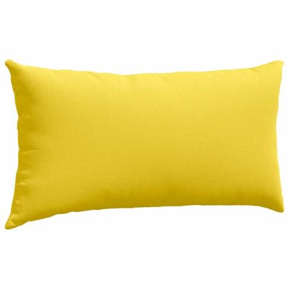 Диван възглавници 2 pcs Светло жълто 80 x 40 cm текстил