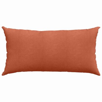 Диван възглавници 2 pcs Червено оранжево 80 x 40 cm