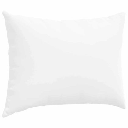 Диван възглавници 2 pcs Бяло 70 x 50 cm текстил