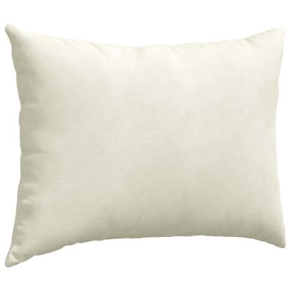 Диван възглавници 2 pcs Крем 70 x 50 cm Кордюрова тъкан