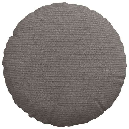 Възглавници за седалки 2 pcs Светлосиво Ø 30 x 13 см