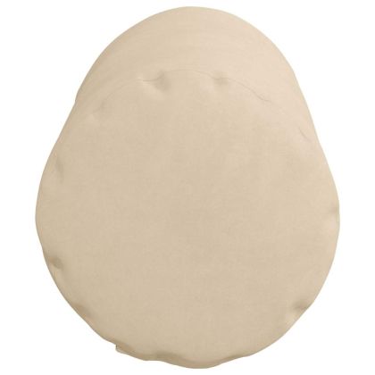 Възглавници валяци 2 pcs Крем Ø 15 x 40 см Микрофибърна тъкан