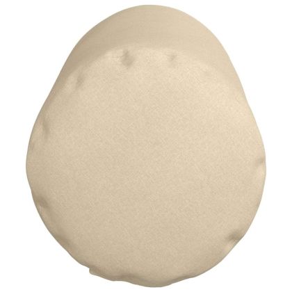 Възглавници валяци 2 pcs Крем Ø 25 x 70 см текстил