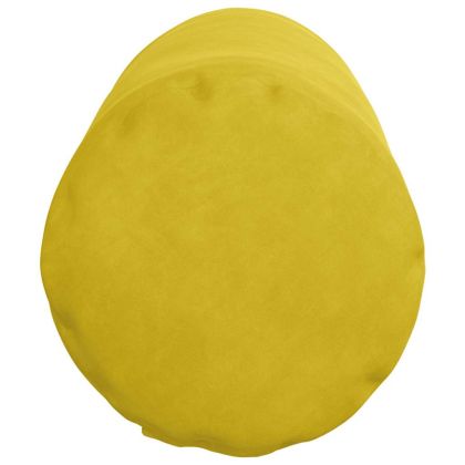 Възглавници валяци 2 pcs Жълто Ø 25 x 70 см Кордюрова тъкан