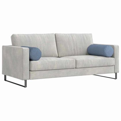 Възглавници валяци 2 pcs Синьо Ø 25 x 70 см Кордюрова тъкан