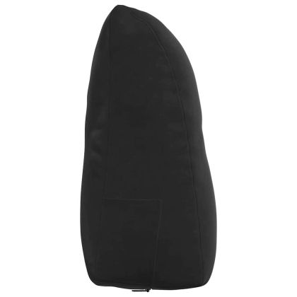Възглавница за гръб Черно 60 x 24 x 50 см Кадифе