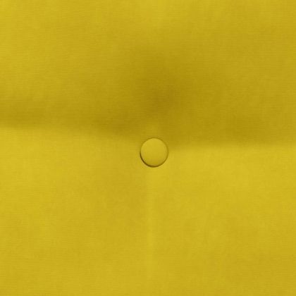 Възглавница за гръб Жълто 60 x 24 x 50 см Кадифе
