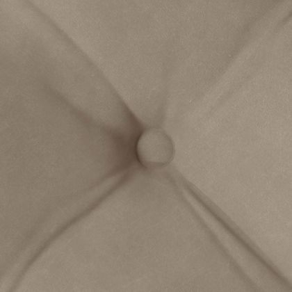 Възглавници за седалки 4 pcs Таупе 40 x 40 x 6 cm Микрофибър