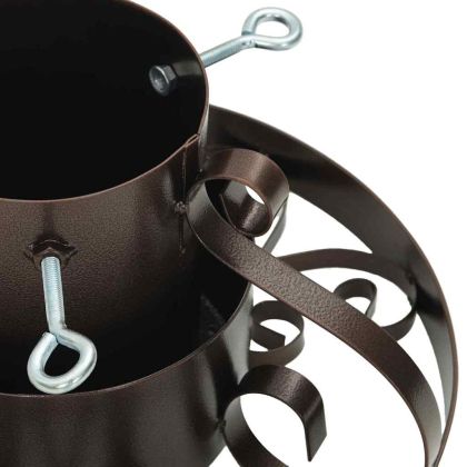 Статив за коледно дърво Античен мед 40 x 40 x 20.5 см Стомана