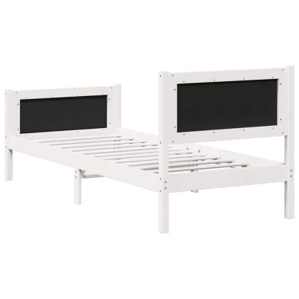 Рамка за легло Светлосиво 80 x 200 cm Солидно борово дърво