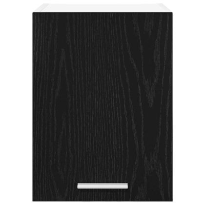 Висящ шкаф със съхранение Riga Черен дъб и бяло 30 x 31 x 40 см