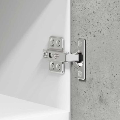 Висящ шкаф със съхранение Riga Бетон сив и бяло 30 x 31 x 40 см