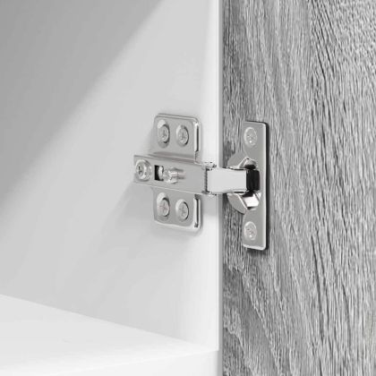 Висящ шкаф с врата Riga Сив Сонома и бяло 30 x 31 x 40 см