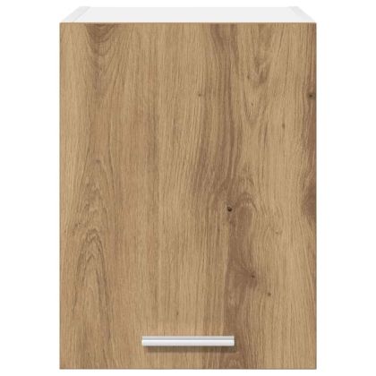 Висящ шкаф с врата Riga Занаятчийски дъб и бяло 30 x 31 x 40 см