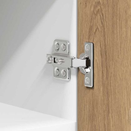 Висящ шкаф с врата Riga Занаятчийски дъб и бяло 30 x 31 x 40 см